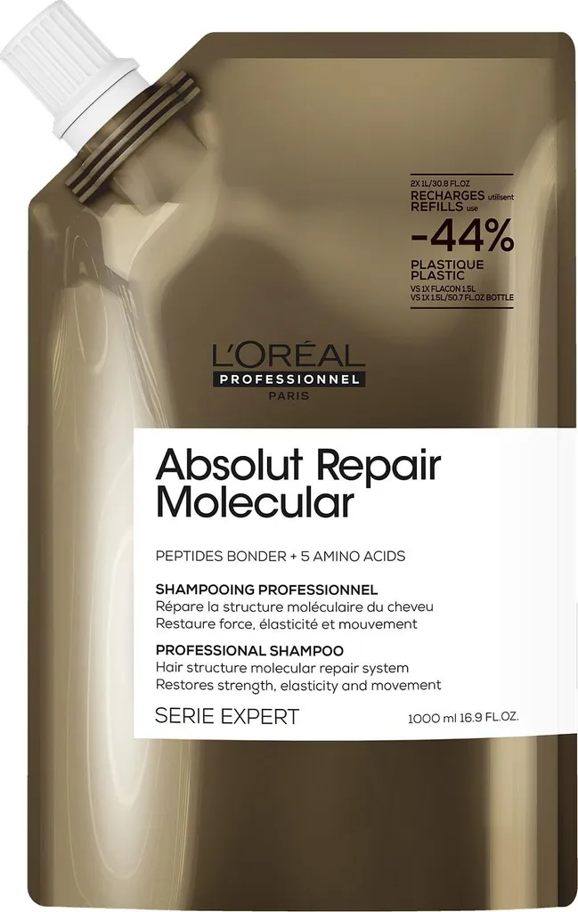 Absolut Repair Molecular Shampoo Ricarica 1000ml | Il Lusso della Cura