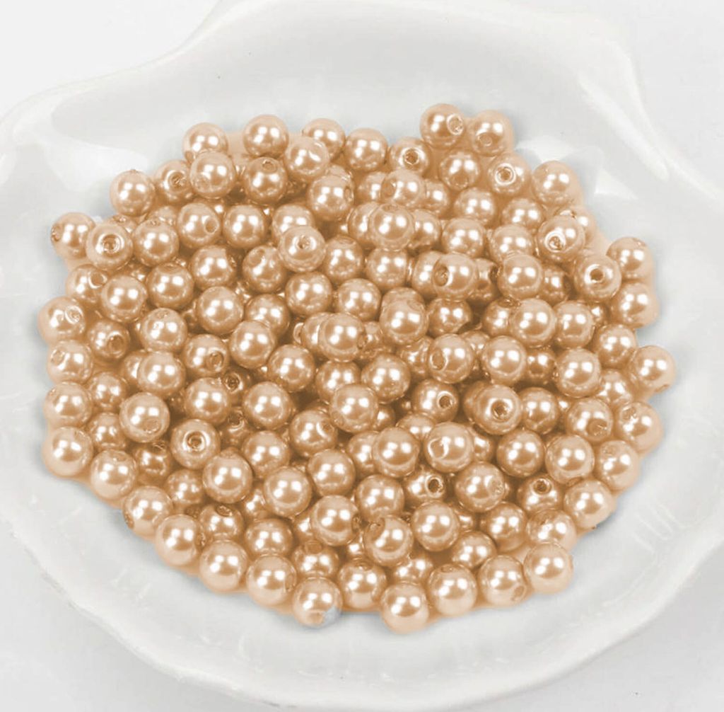 Wachsperlen ca. 600 Stück, 4mm, Rosegold Obrázek produktu 