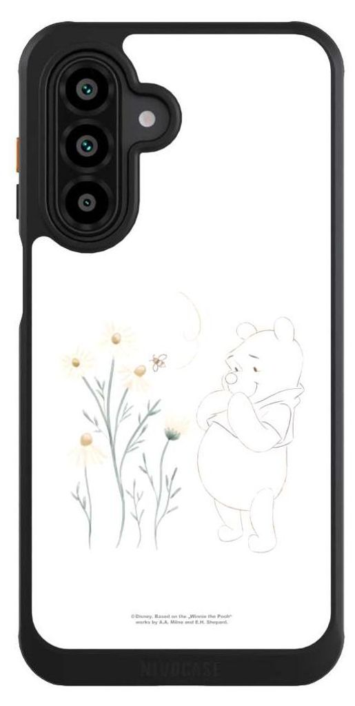 NIVOCASE Hülle für Samsung Galaxy A17 5G Handyhülle NIVOcore Case Schwarz Biene Disney Winnie Puuh