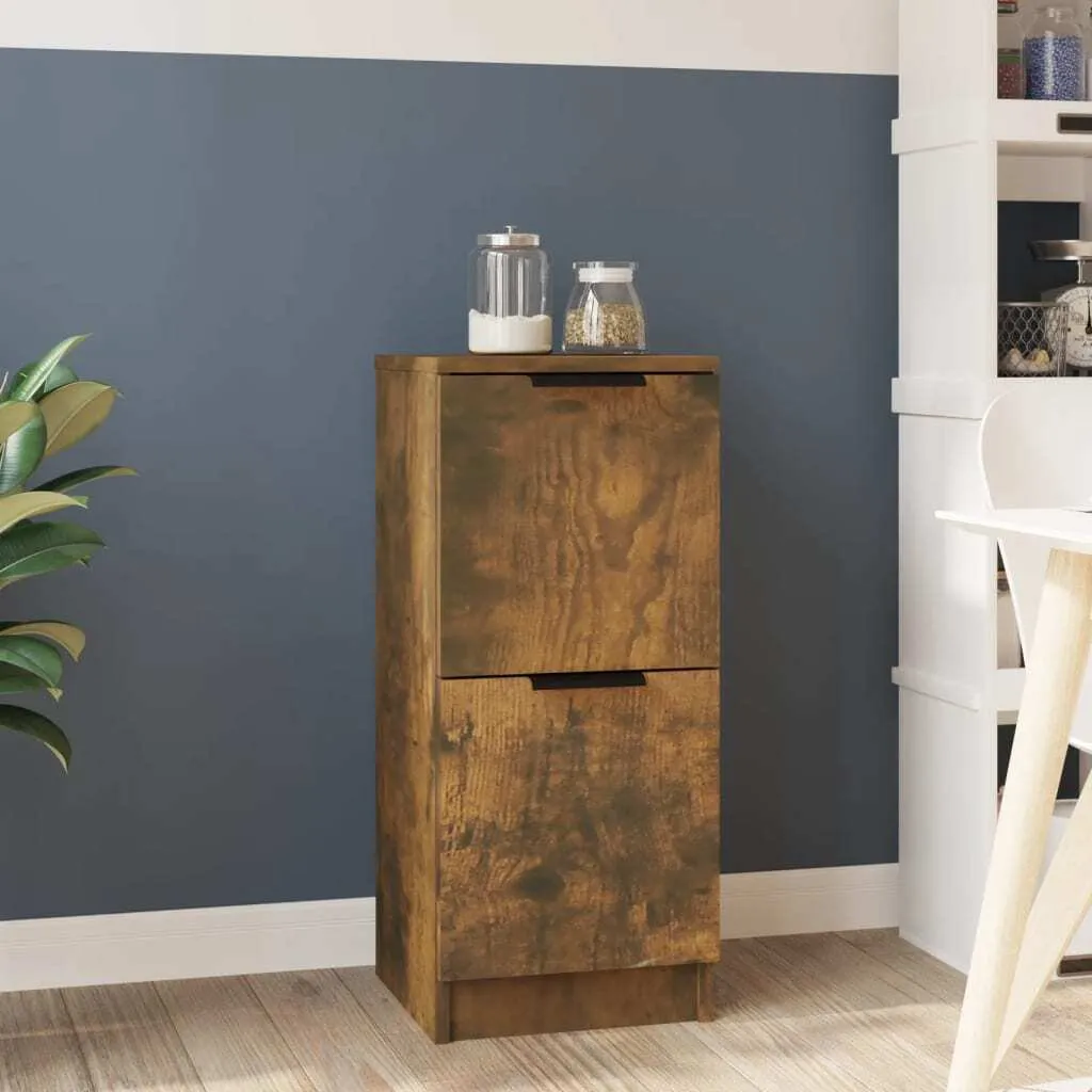 Maison Exclusive Credenza Rovere Affumicato 30x30x70 cm - Mobile Legno Moderno