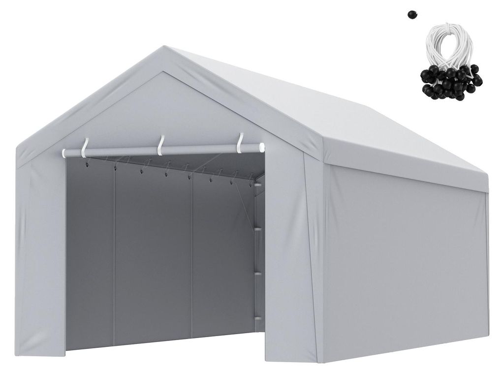 VEVOR Carport Garagedak, boven- en zijwanden, 3 x 6 meter, Productafbeelding 