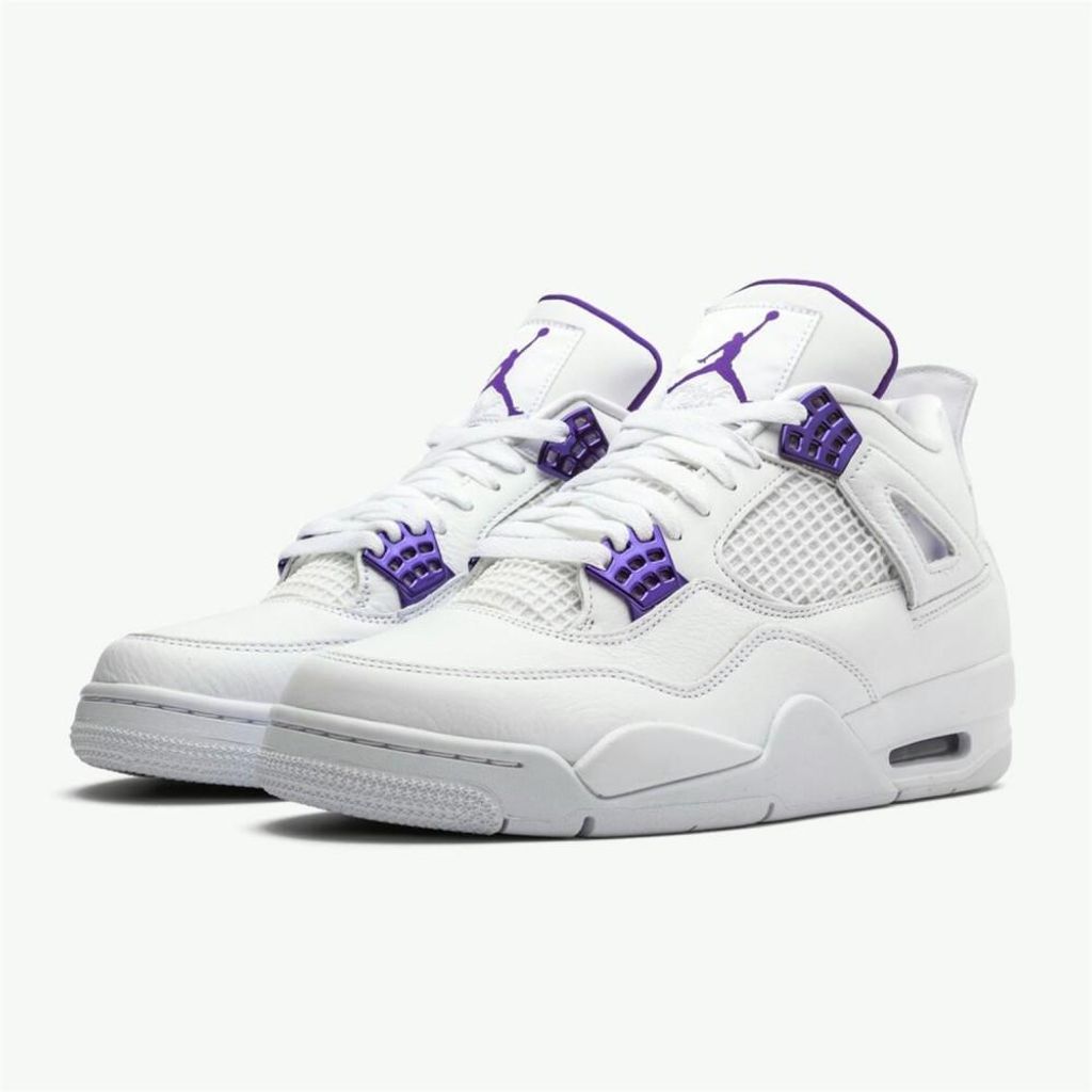 Air Jordans 4 Retro 'Purple Metallic EU: 40.5 Produktbild 