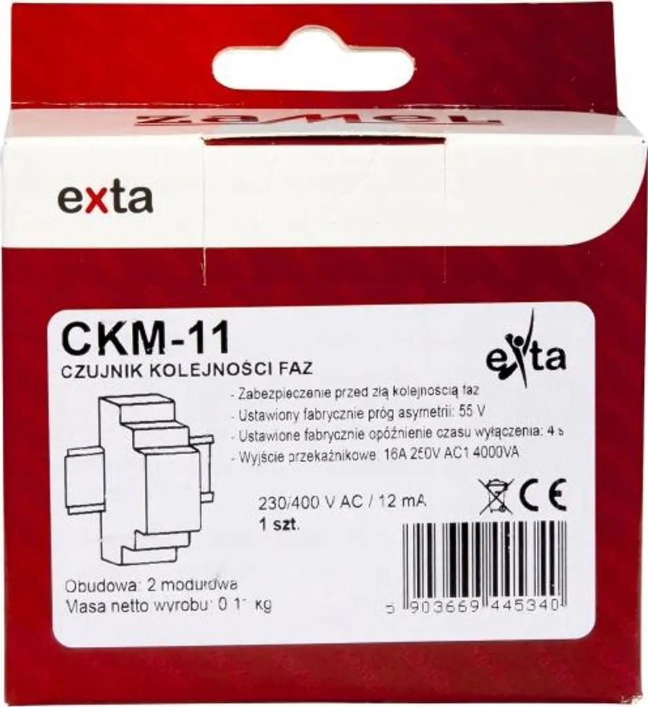 Évitez la casse moteur avec le capteur de perte de phase 16A CKM-11 Exta - 5