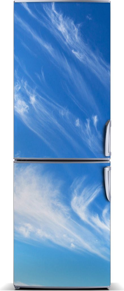 Tulup Kühlschrankdekoration - Magnetmatte - 60 cm x 180 cm - Magnet auf dem Kühlschrank - Wolken Im Himmel
