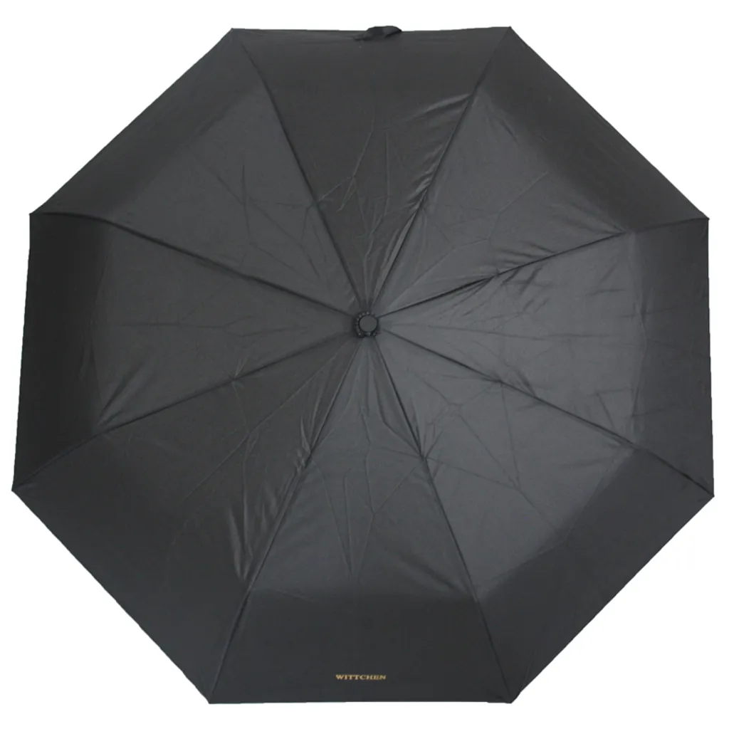 Parapluie Noir Solide qui ne se Retourne Pas - Solution Pluie Wittchen