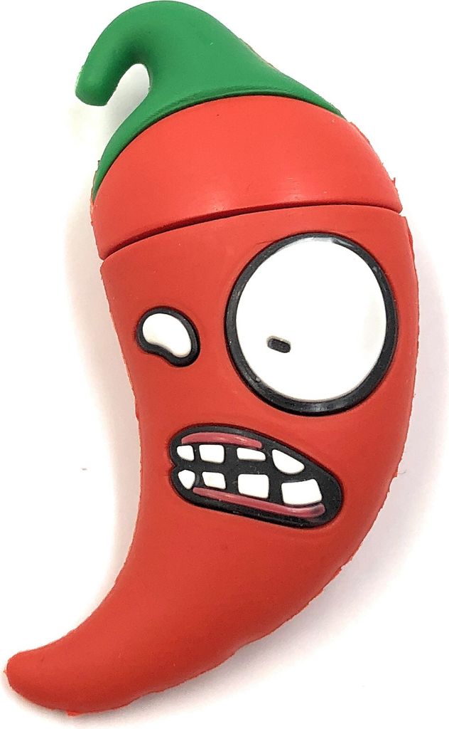 Onlineworld2013 Chilli Scharfe Schote mit Gesicht Funny USB Stick 64 GB USB 3.0