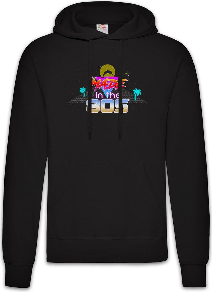 Urban Backwoods The 80s, Herren Hoodie, Farbe: Schwarz, Größe: 2XL