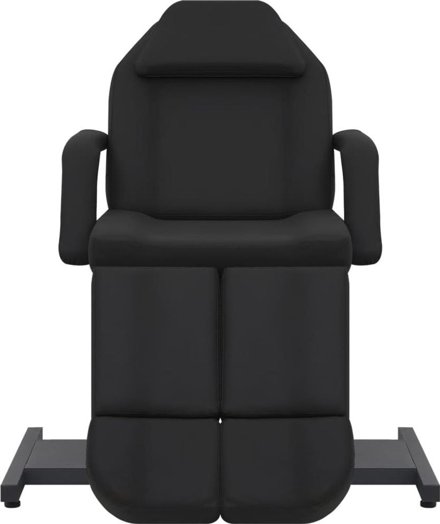 vidaXL Kosmetikstuhl Kunstleder Schwarz 180x62x78 cm