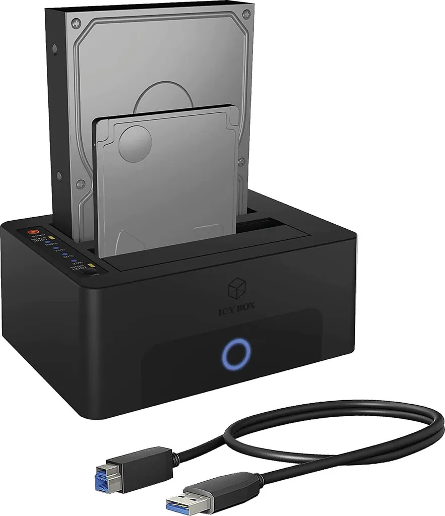 Sauvegardez vos données facilement avec le dock ICY BOX IB-1232CL-U3 USB
