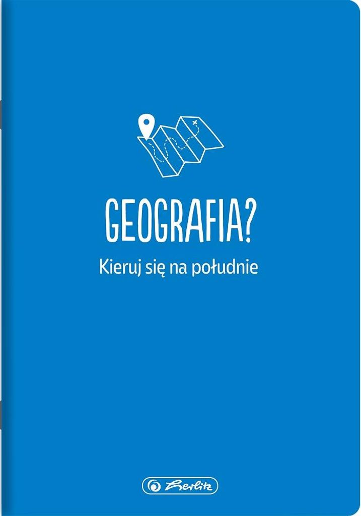 Notizbuch A5 60k kariert Geographie Thema Herlitz