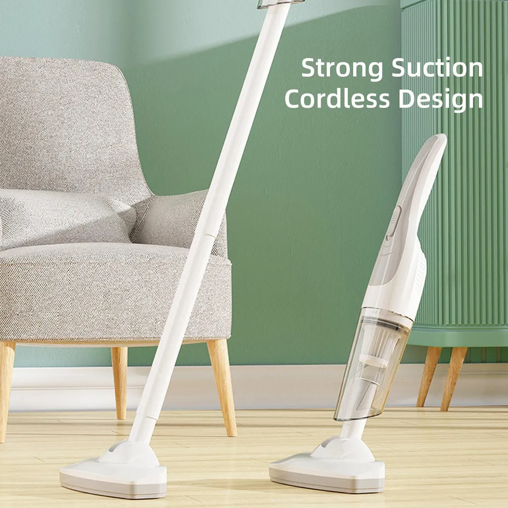 Aspirateur à main portable et rechargeable pour tapis et canapés gris