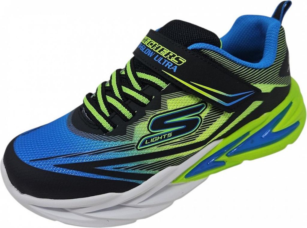 Skechers Flex Glow Ultra Blin Sportschuh Blau in Gr. 28