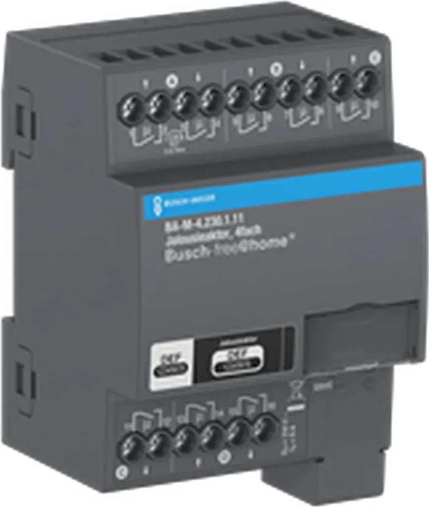 Module de commande pour stores 4 sorties Busch-free@home 230V REG