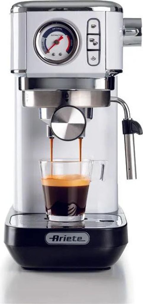 Ariete 1381 Manuelle Kaffeemaschine ESE Pods und Pulver 1300W 15 Bar Weiß