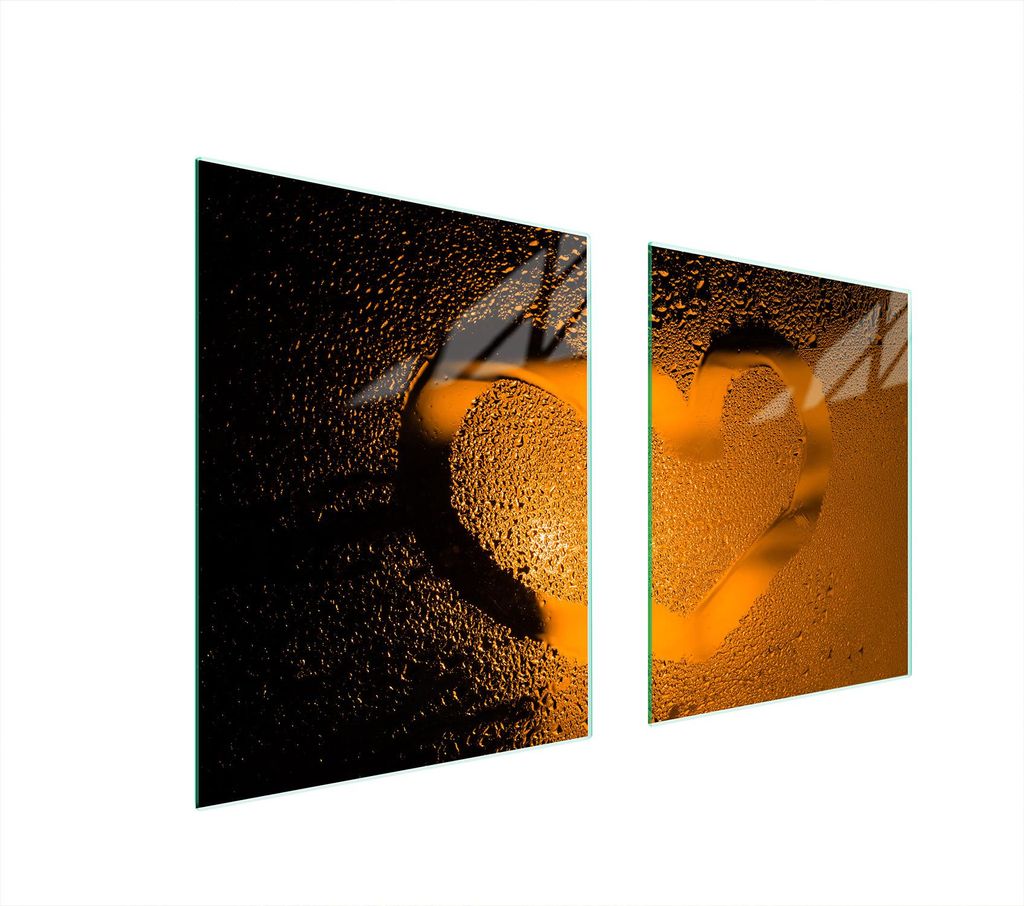 Glasschutzplatte Für Herd 85X52 Herz