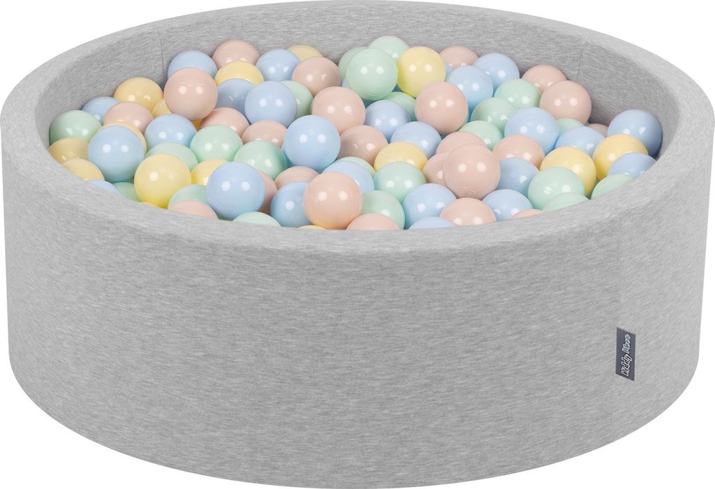 KiddyMoon Bazén s loptičkami 90x30cm/200 loptičiek ∅ 7 cm Obrázok produktu 
