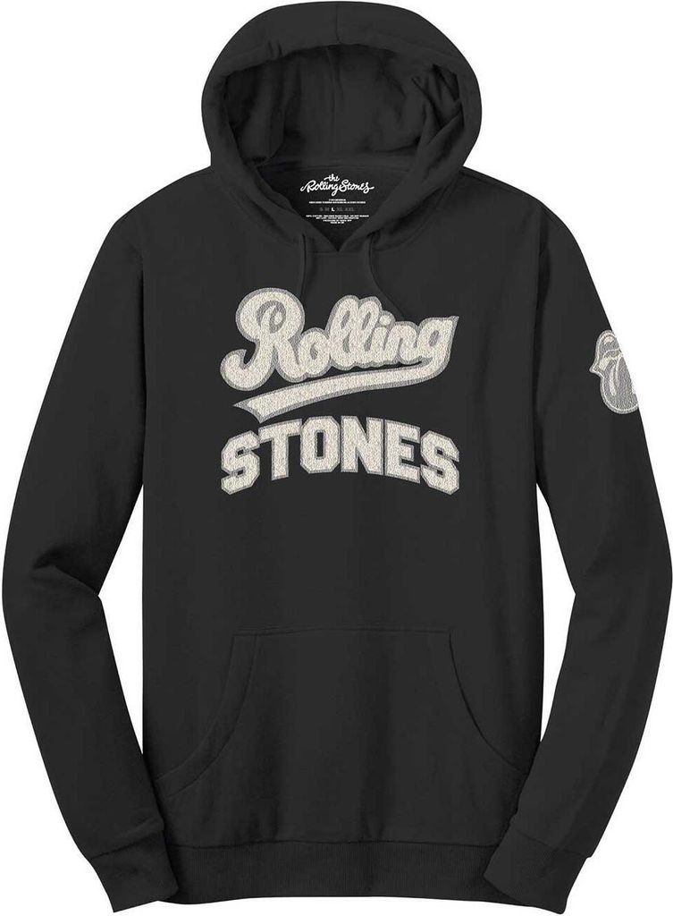 The Rolling Stones - Hoodie zum Überziehen für Herren/Damen Uni RO262 (L) (Schwarz)