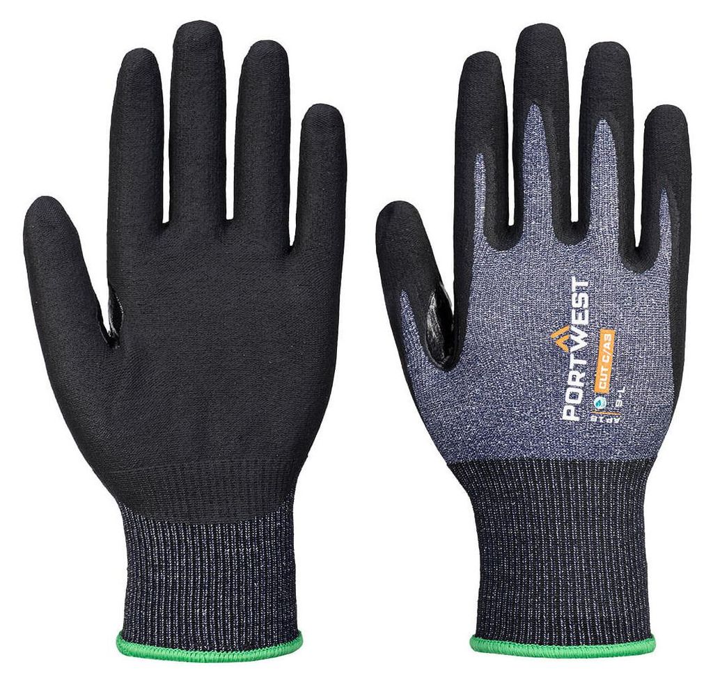 Gant Sg Grip15 Eco Nitril (Packung 12) - L - Blau/Schwarz - Portwest