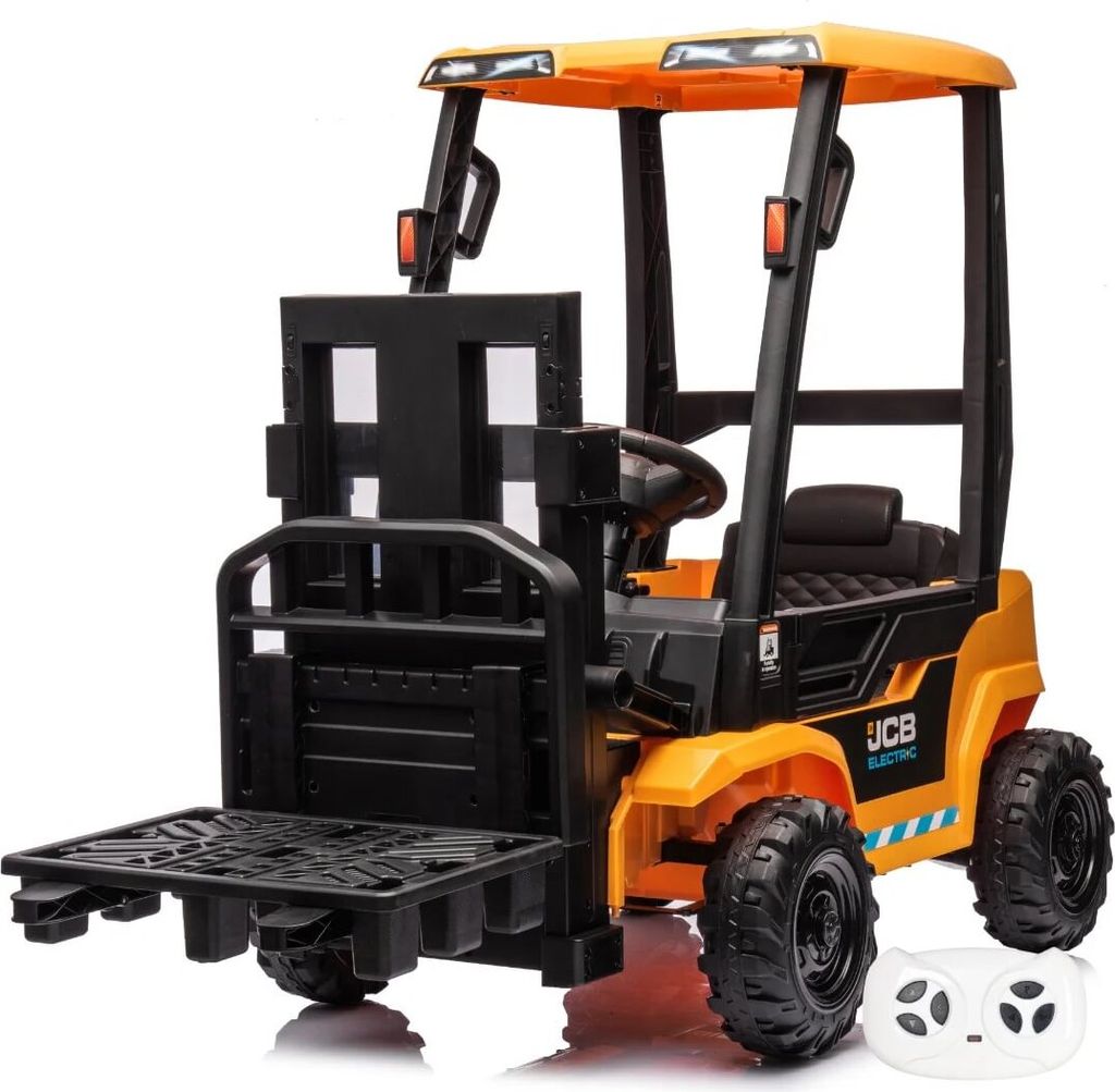 Chariot élévateur JCB pour enfants, voiture électrique 12 V Image du produit 