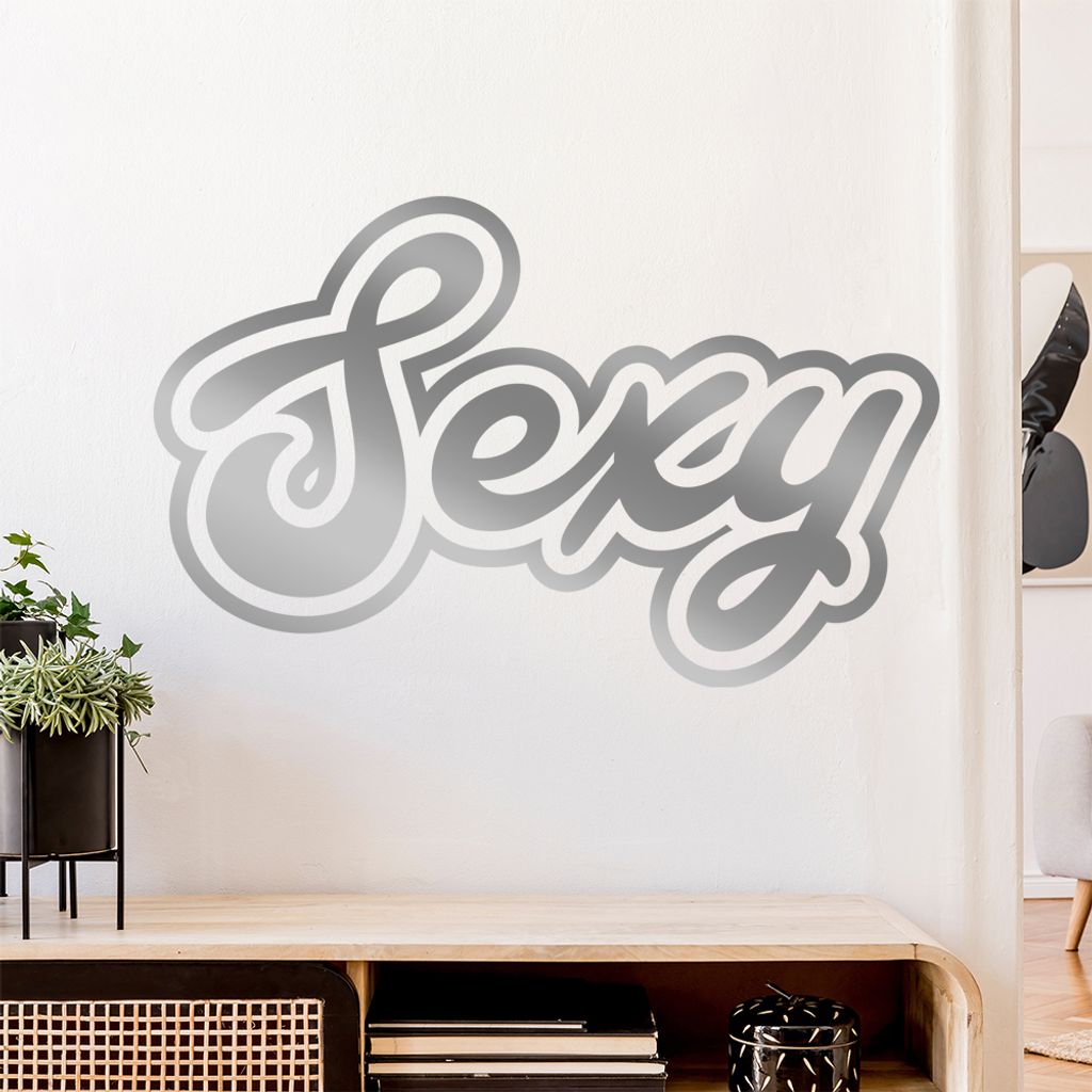 Sexy Sexappeal Ausstrahlung Wandtattoo Wandaufkleber Wall Sticker - Dekoration, Küche, Wohnzimmer, Schlafzimmer, Badezimmer