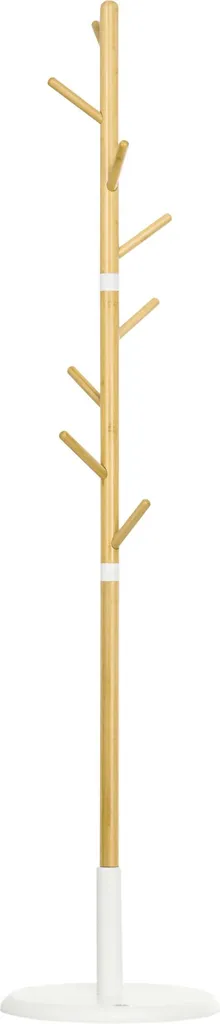 Portemanteau Stable Anti-Rayures en Bambou pour Entrée et Couloir