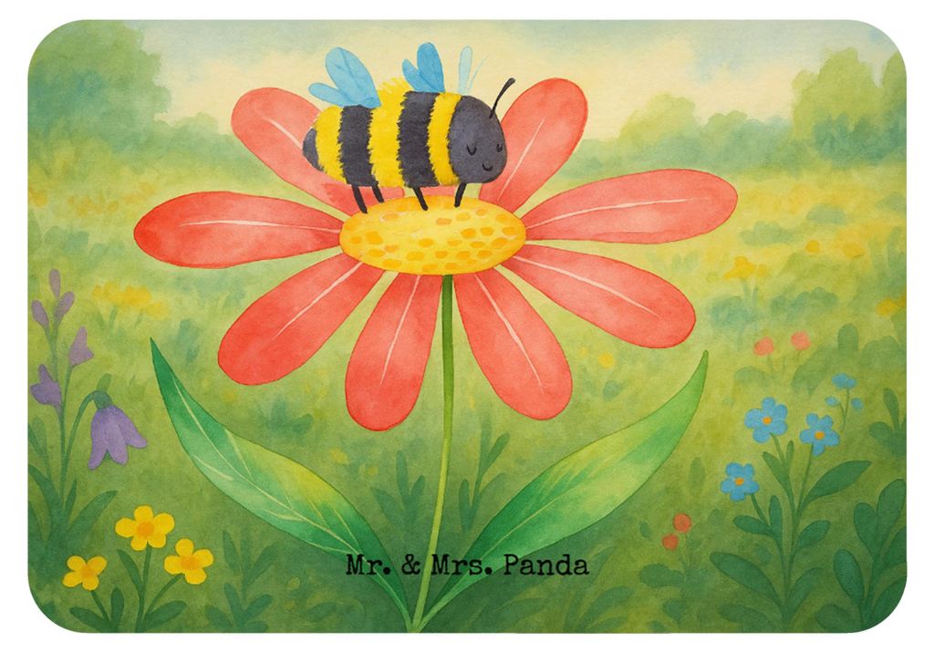 Mr. & Mrs. Panda magnet Hummel Blume Design - Weiß - Geschenk, whiteboardmagnet, haftmagnet, Lustige Sprüche, Pinnwandmagnet, zettelhalter, Natur...