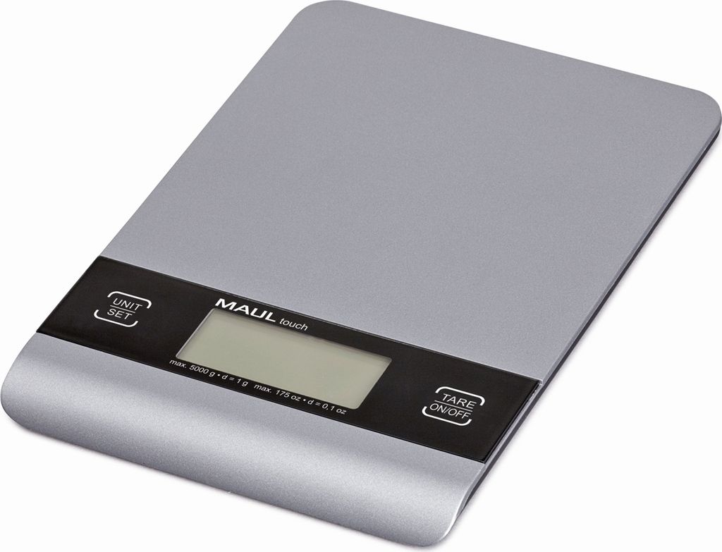 Briefwaage MAULtouch bis 5000g silber Packung mit 12 Stück