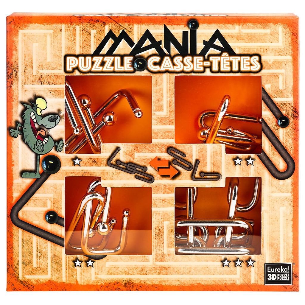 Eureka Puzzle Mania Casse-têtes - Orange (nur im Display 52473200 erhältlich)