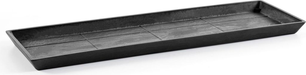 Ecopots Untersetzer rechteckig 45 für Blumentopf - L 43,5 cm x B 15,5 cm x H 3,3 cm - Innen- und Außenbereich
