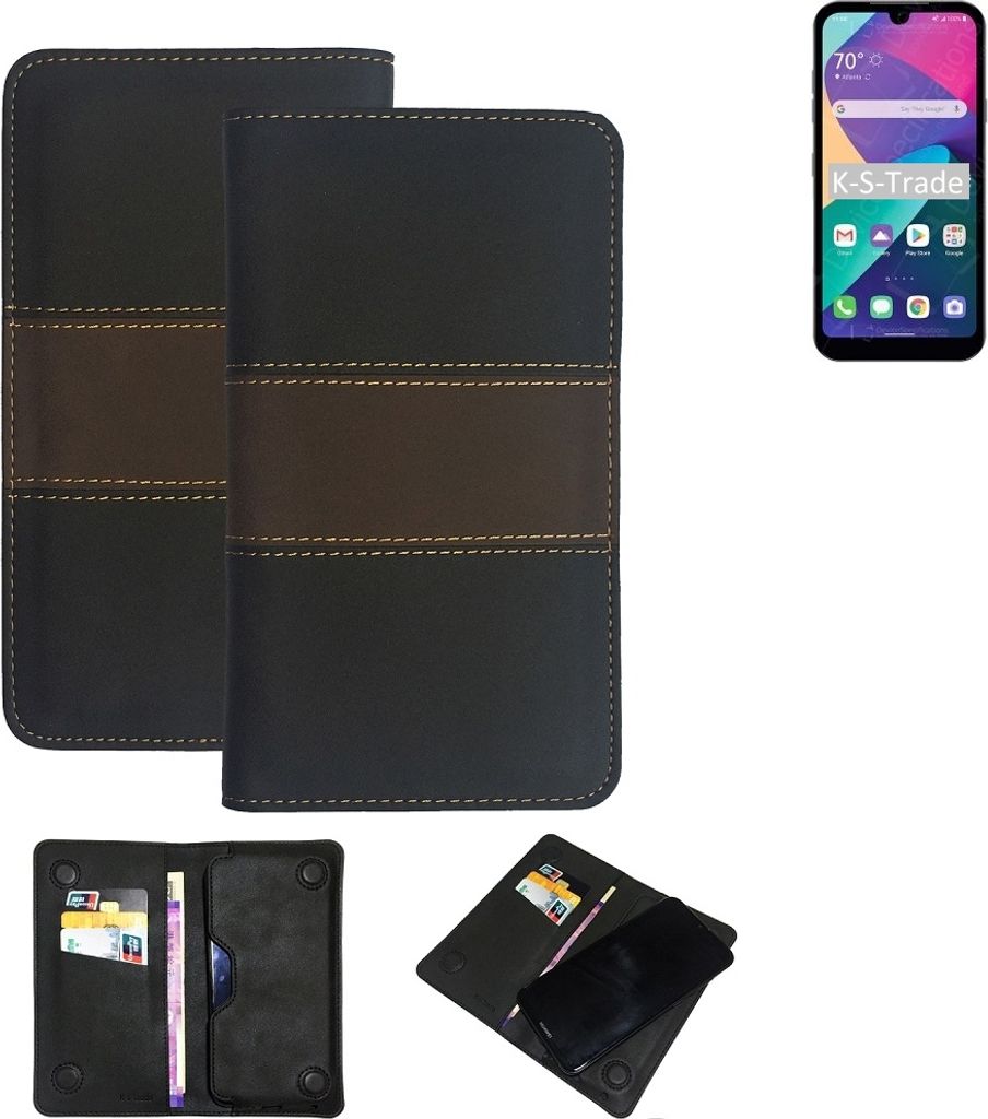 K-S-Trade Hülle Handyhülle kompatibel mit LG Electronics Phoenix 5 Schutzhülle Walletcase Bookstyle Tasche Schutz Case Handytasche Wallet Cover