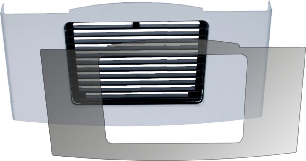 Schutzfolie für Jura F Series F8 Tropfblech mit Sichtschutz Blickschutz Folie