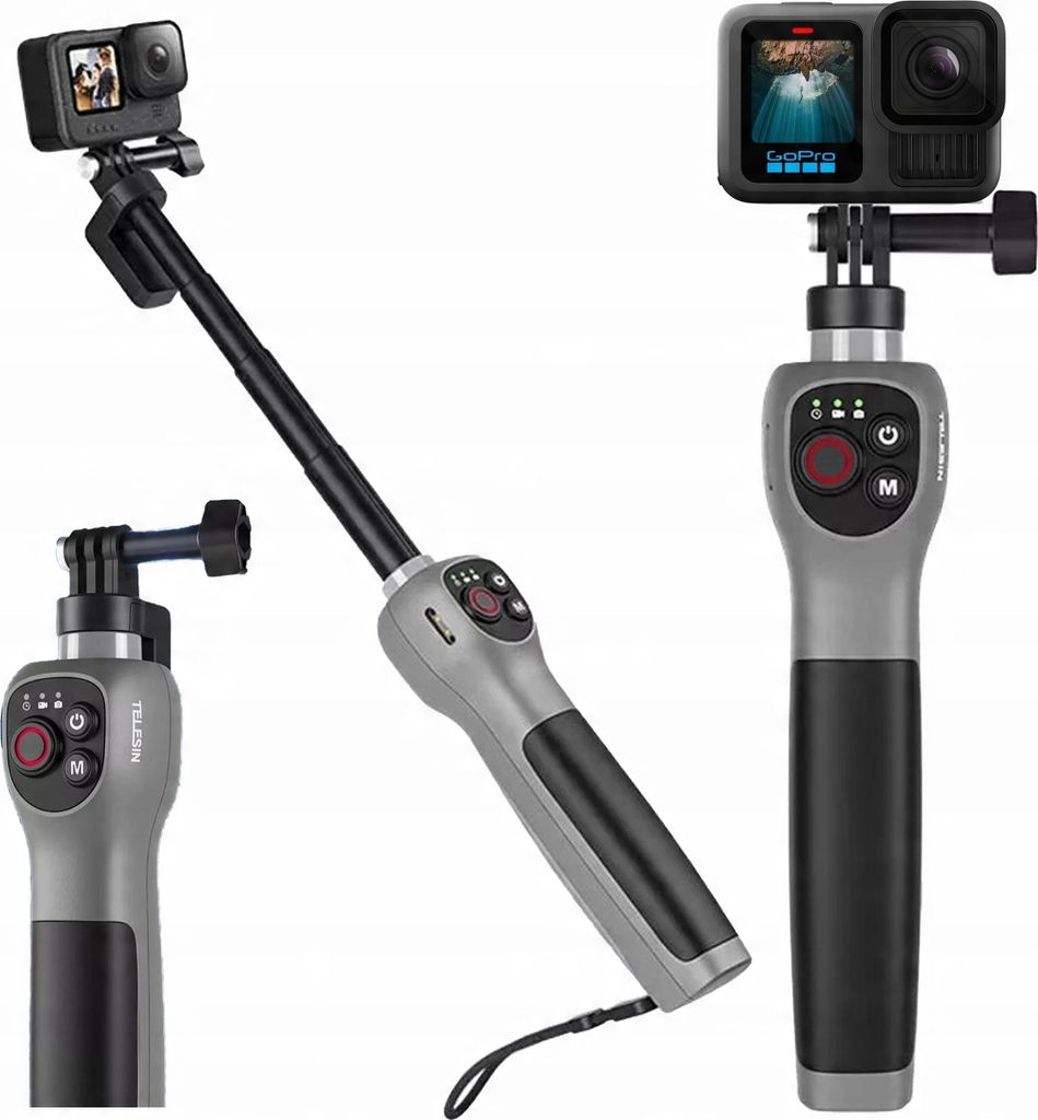 TELESIN wasserdichter Selfie-Halter für GoPro 8 / 9 / 10 / Produktbild 