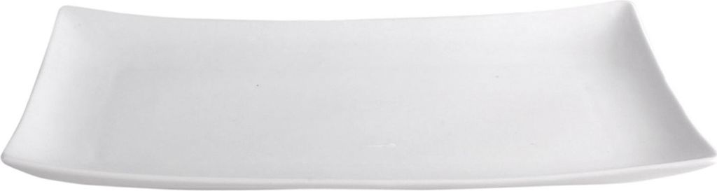 Servierplatte - 28 x 14 cm - Weiß - Porzellan Produktbild 