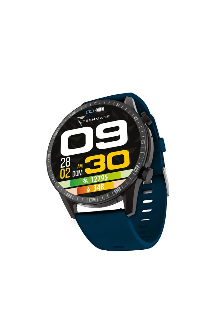 Restez Connecté sans Mobile avec la Montre Techmade Rocks Bleue - 4