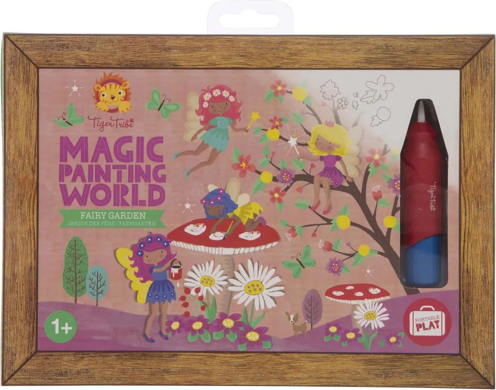 Tiger Tribe Magic Water Painting Fairy Garden - Sviluppo Motricità Fine Bambini