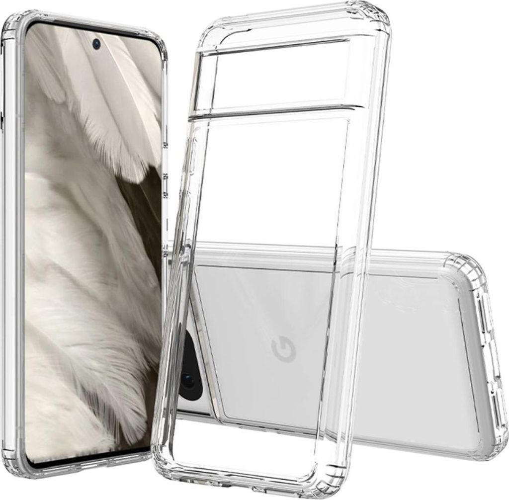 Hülle für Google Pixel 8 Handy Case Hybrid Silikon Bumper Produktbild 