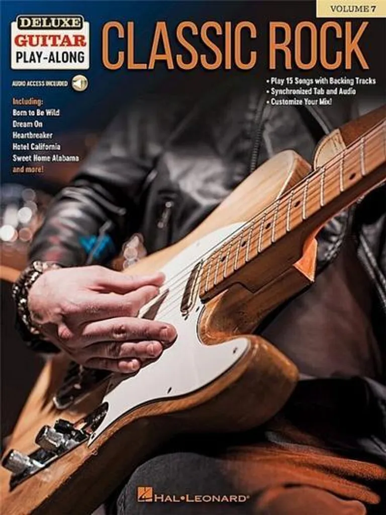 Livre de Guitare Classic Rock Deluxe Vol. 7 avec Tablatures et Audio
