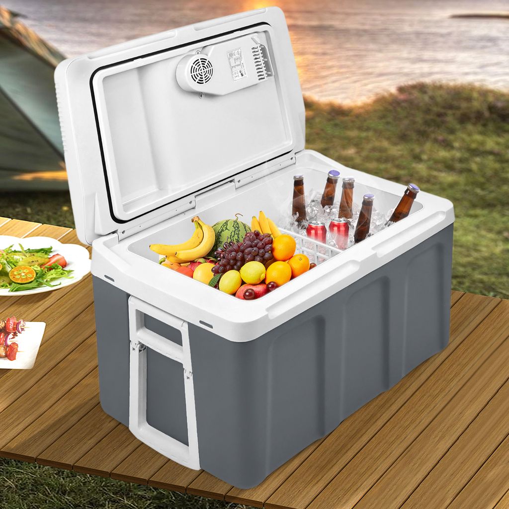 LZQ Kühlbox elektrisch 48L Grau Kühlbox Camping Kühlschrank Produktbild 14