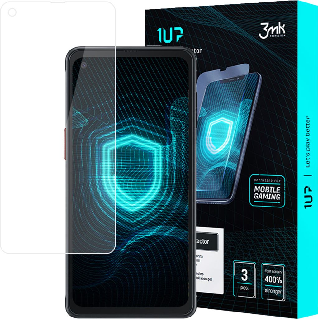 3mk Display Schutzfolie 1UP für Samsung XCover Pro transparent Gaming (3 Stück)