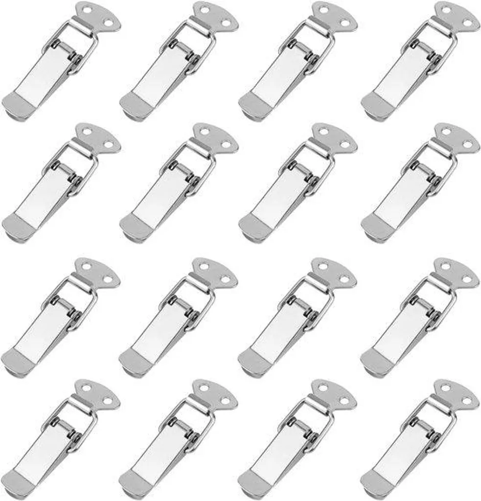 Fermeture à levier inox pour armoire de magasin et coffre à outils 16 pcs