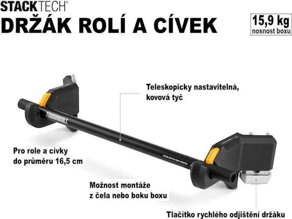 Porte-Rouleau StackTech : Finis les Câbles Emmêlés sur votre Chantier - 11
