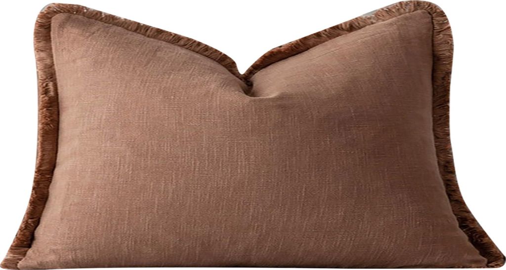 Kissenbezug mit kurzem Fransenbesatz, quadratische Form, Bohemian-Stil, Büro-Couch-Dekoration, Überwurf-Kissenbezug, Wohnzimmer, Schlafzimmer, Au...