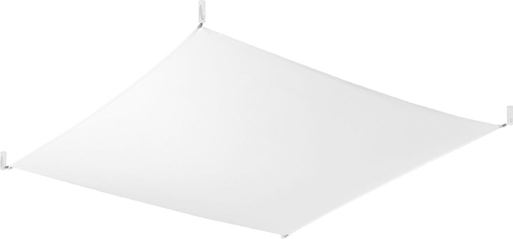 Deckenleuchte LUNA 4 weiß 6xG13 8,5W Stoff 15x140x140cm Sollux Lighting