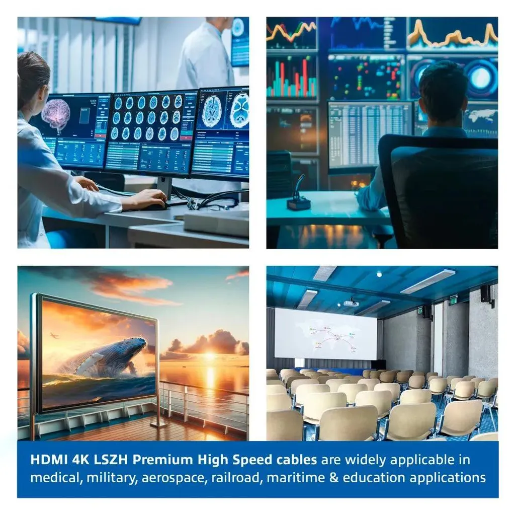 Câble HDMI 4K compact de 0.5m Act Ak3870 liaison TV et console - 5