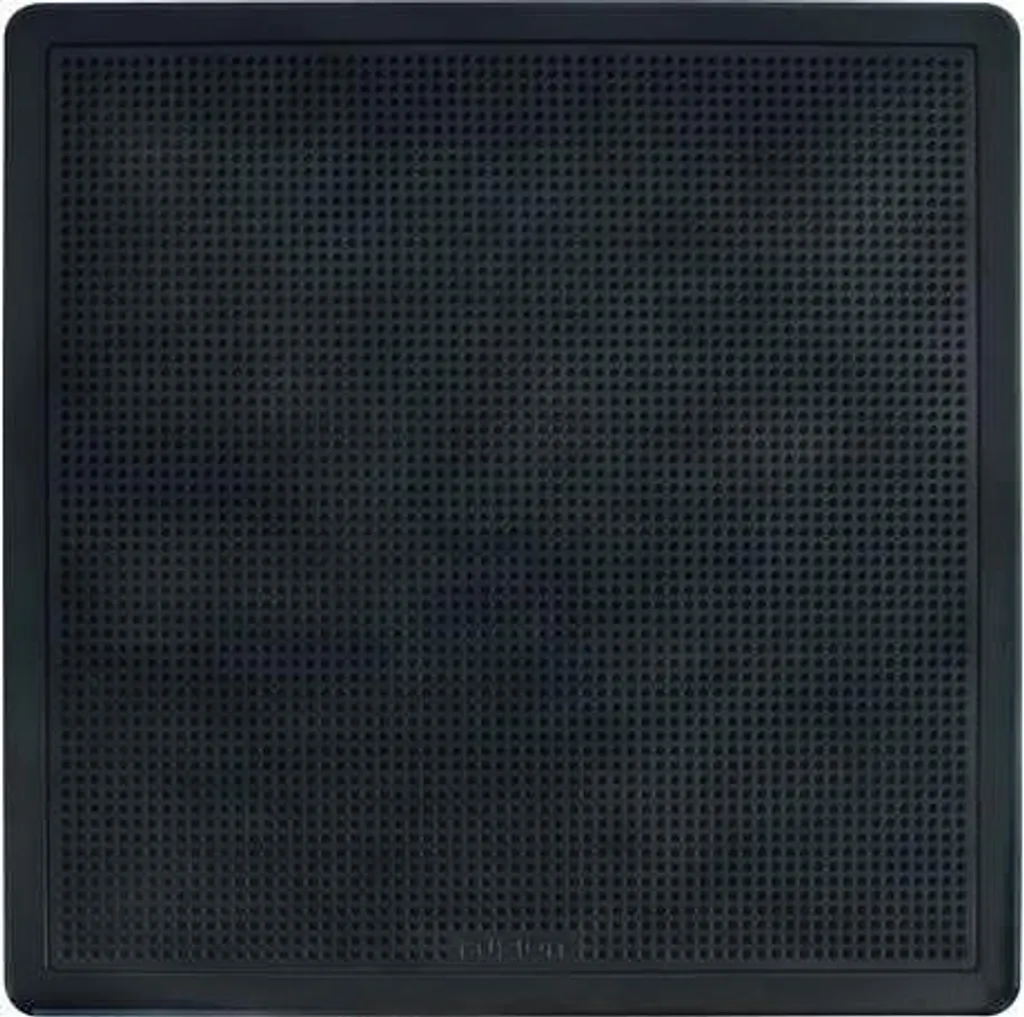 Subwoofer marin 10" carré noir encastré 400W pour sono de bateau