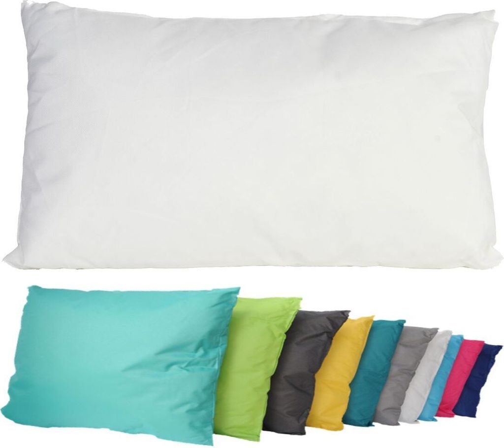 JACK Outdoor Lounge Kissen 30x50cm Dekokissen inkl. Füllung Wasserfest Sitzkissen Garten Stuhl Lotus Effekt, Farbe:Elfenbein