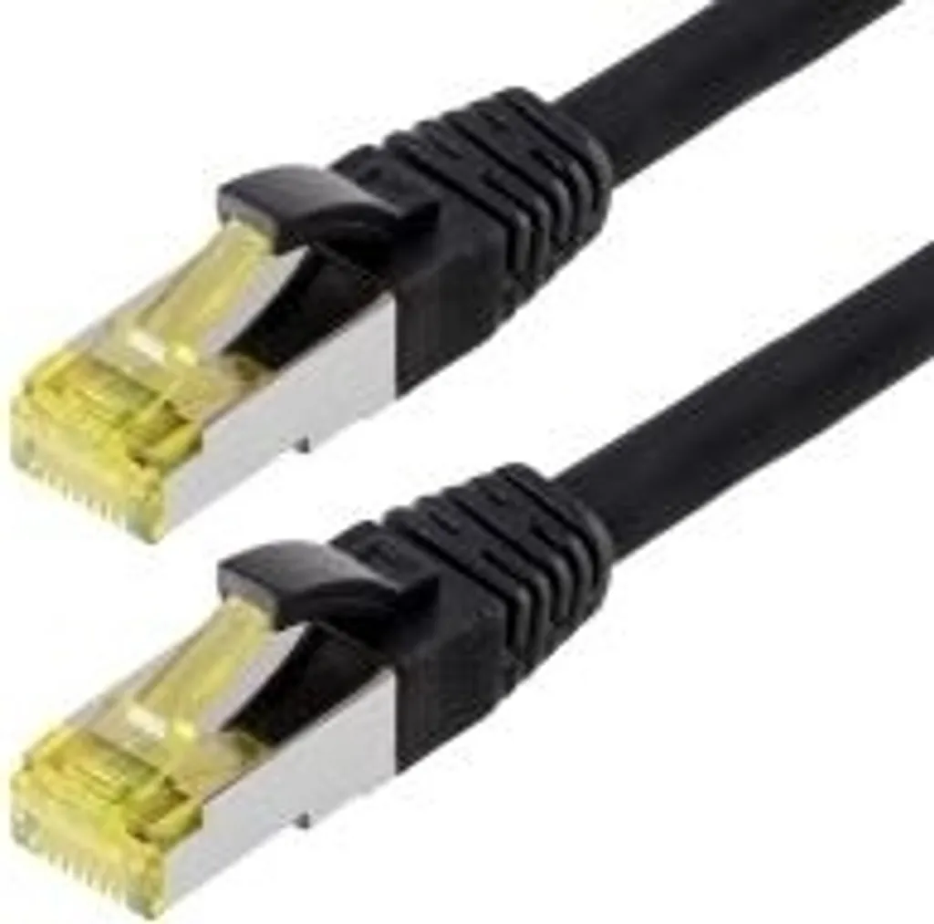 Helos - Patchkabel - RJ-45 (M) - RJ-45 (M) - 30 m - SFTP-Kabel (PIMF) - CAT 6a - Schwarz