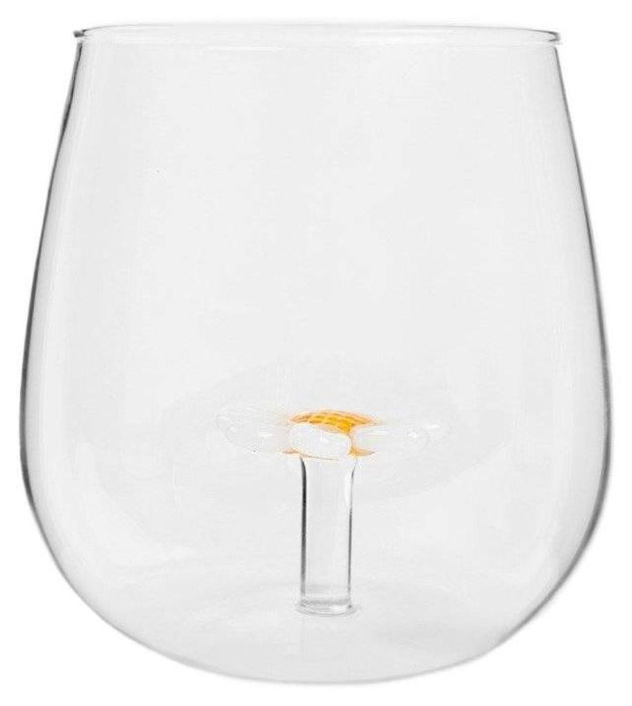 HOMLA Szklanka CAMPO ze stokrotką w środku 400 ml Zdjęcie produktu 