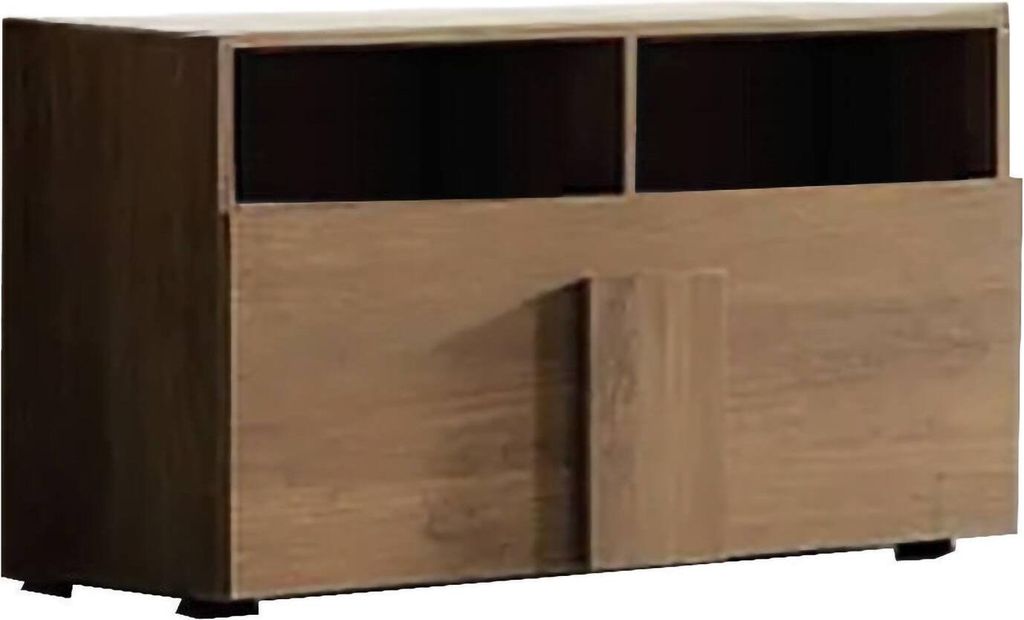 Dmora Schuhschrank Bracciano 91x35x57 cm Braun 6 Paar, 1 Fach