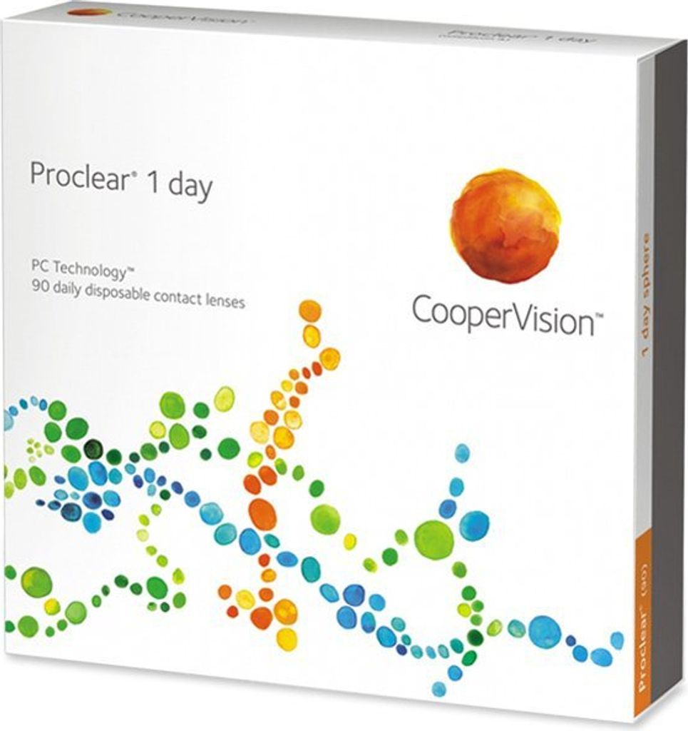 Proclear 1 Day (90 lenzen)Sterkte: +5.50, BC: 8.70, DIA: Produktbild 